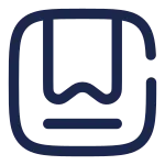Bookmark Square SVG Icon